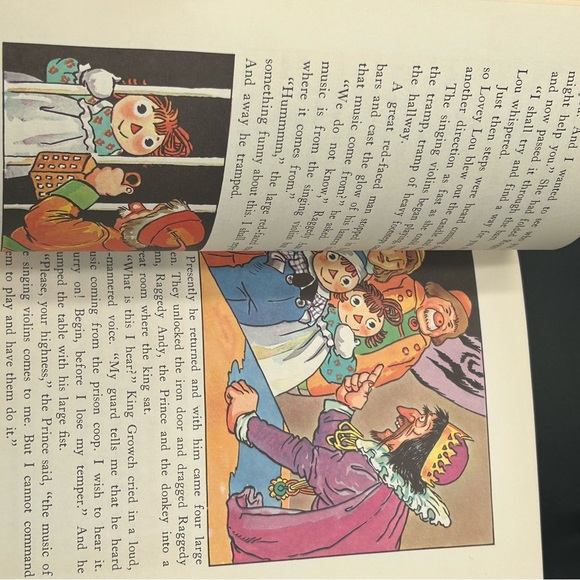 Vintage Other Vintage Raggedy Anne And Betsy String 943 Book